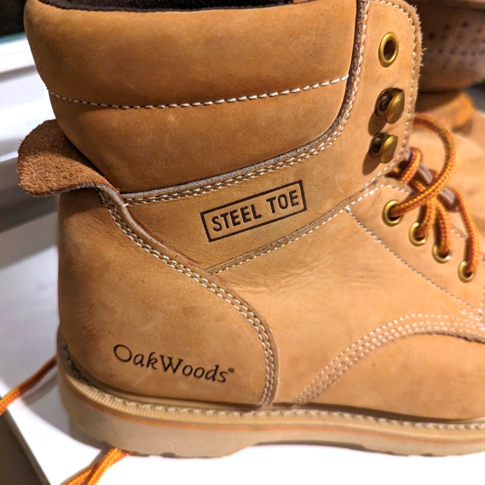 Oakwood Steel Toed Hi Tip Shoes